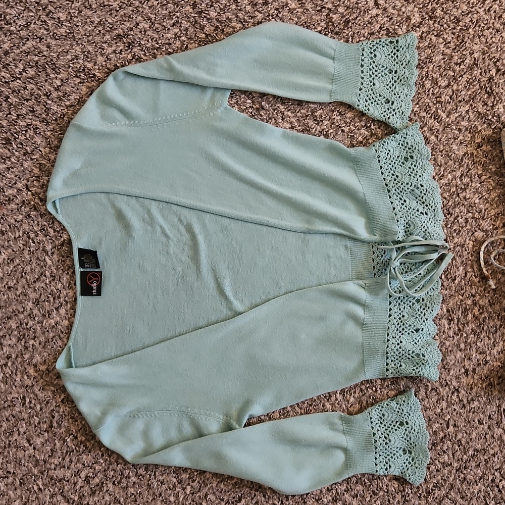 Teal Sweater sz s